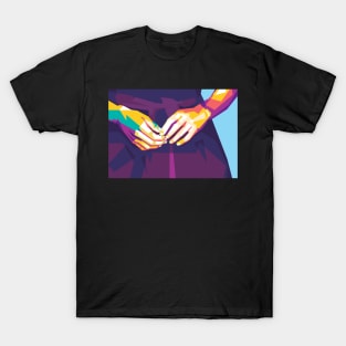 pop art lady's hands T-Shirt
